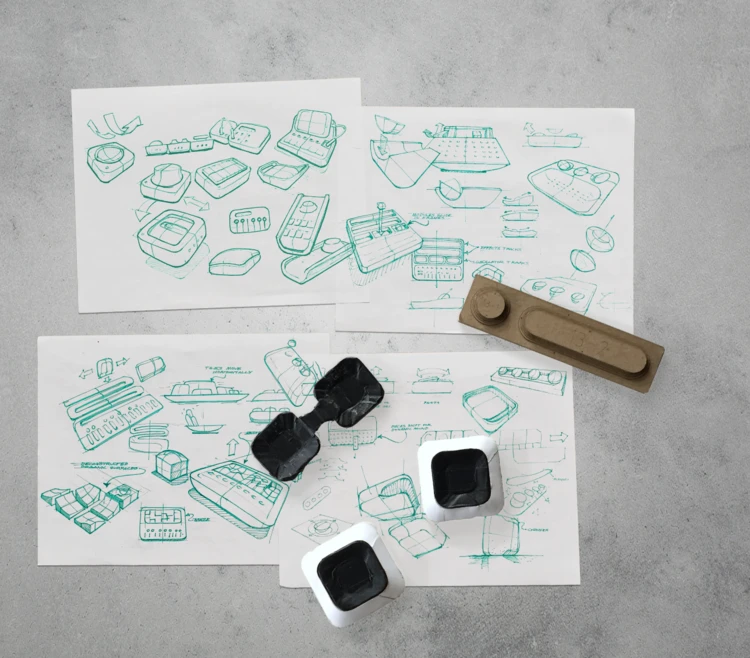 Design sketches and prototyping the Tone Lab