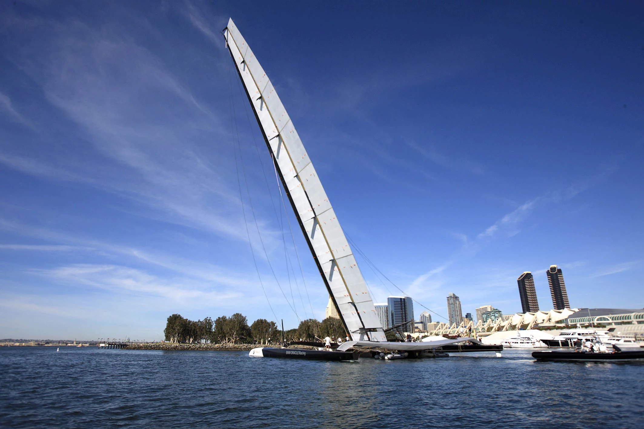 The BOR 90 under testing in San Diego