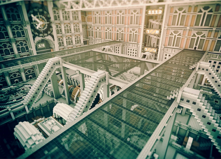 The BlockWorks Team’s Battersea (2013) – two builders, three million blocks, eight days