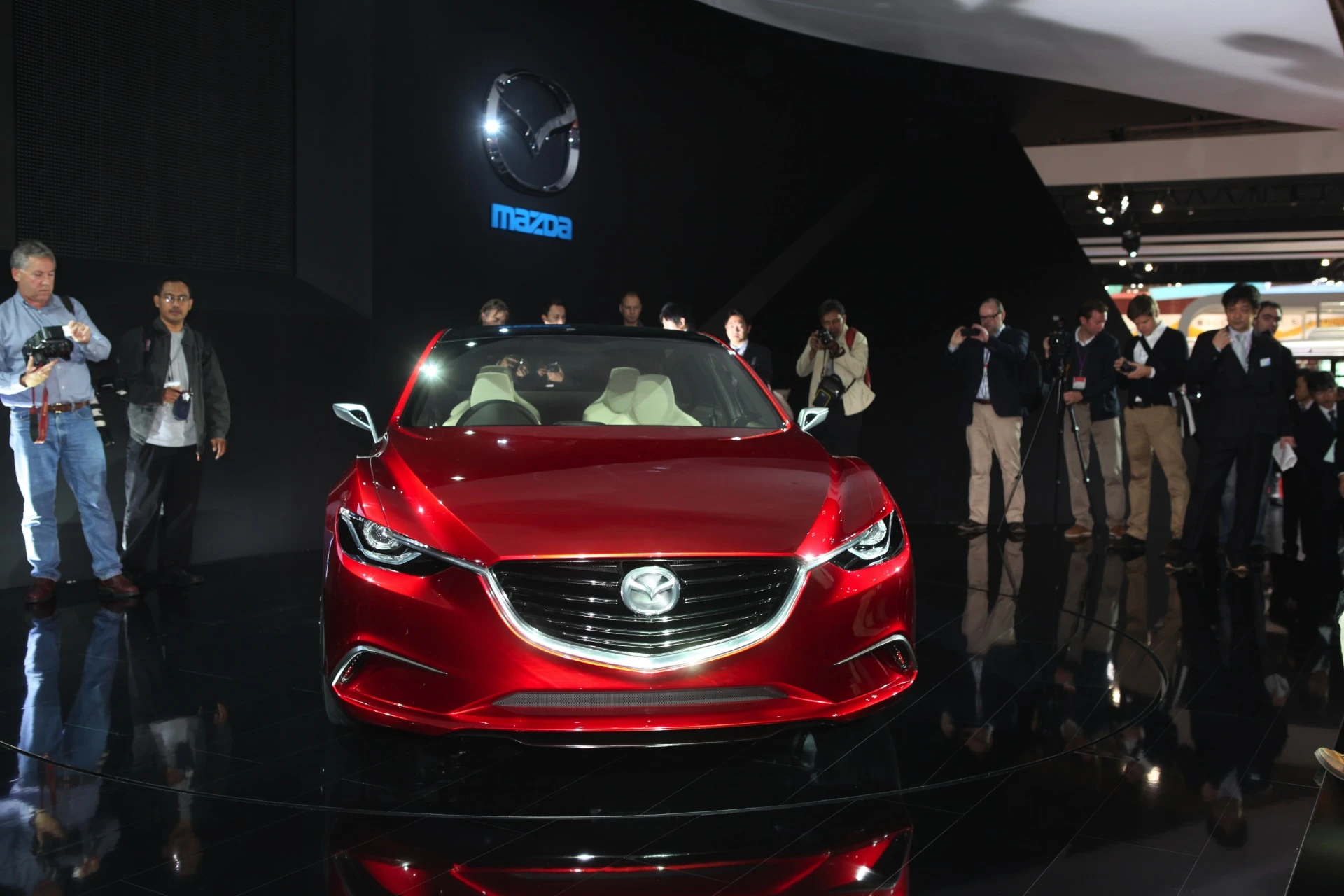 Mazda's TAKERI concept car at the 2011 Tokyo Motor Show