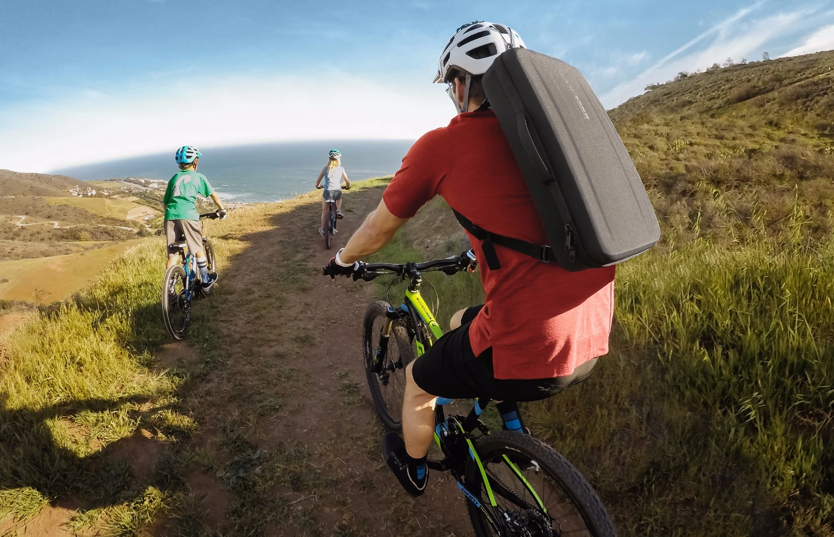 The GoPro Karma fits in an included backpack