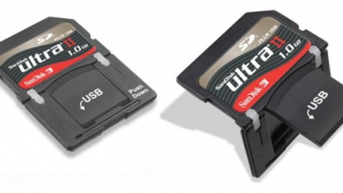 SD Memory Card With Built-In USB Connectivity