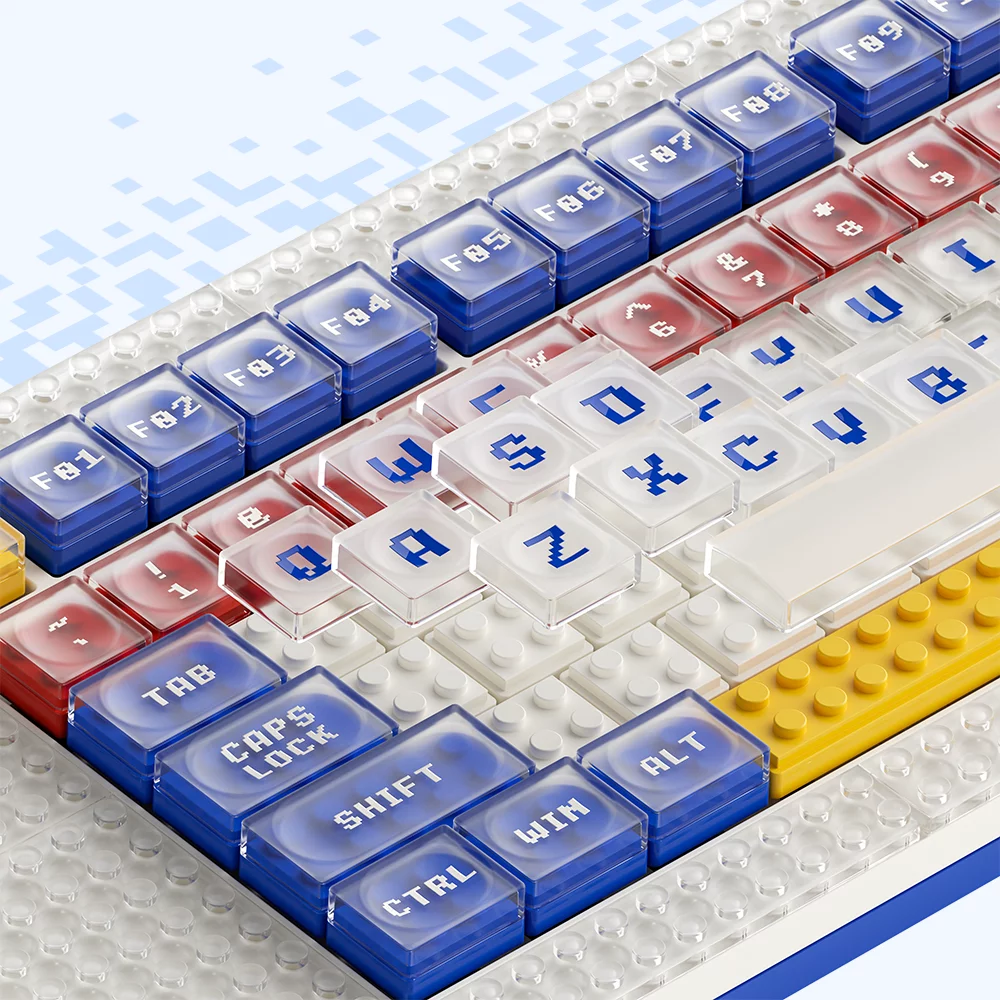 The keys on the Pixel keyboard can be customized too, with removable keycaps and switches