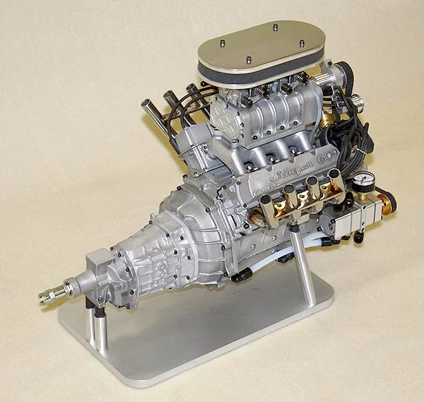 Quarter-rear view of the Conley Stinger 609 V8 engine (Photo: Conley Precision Engines)