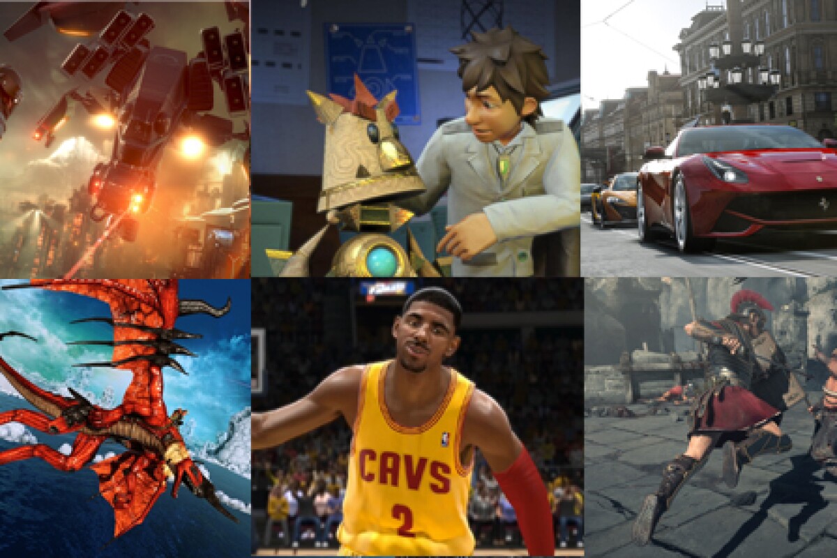 The 15 launch games only available on Xbox One or PS4 consoles