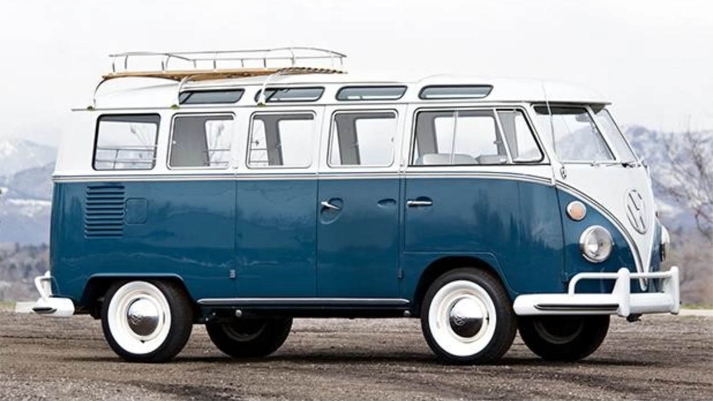 This 1967 Volkswagen 21-window Deluxe Samba fetched $126,500 at Gooding & Co's Pebble Beach sale in 2013