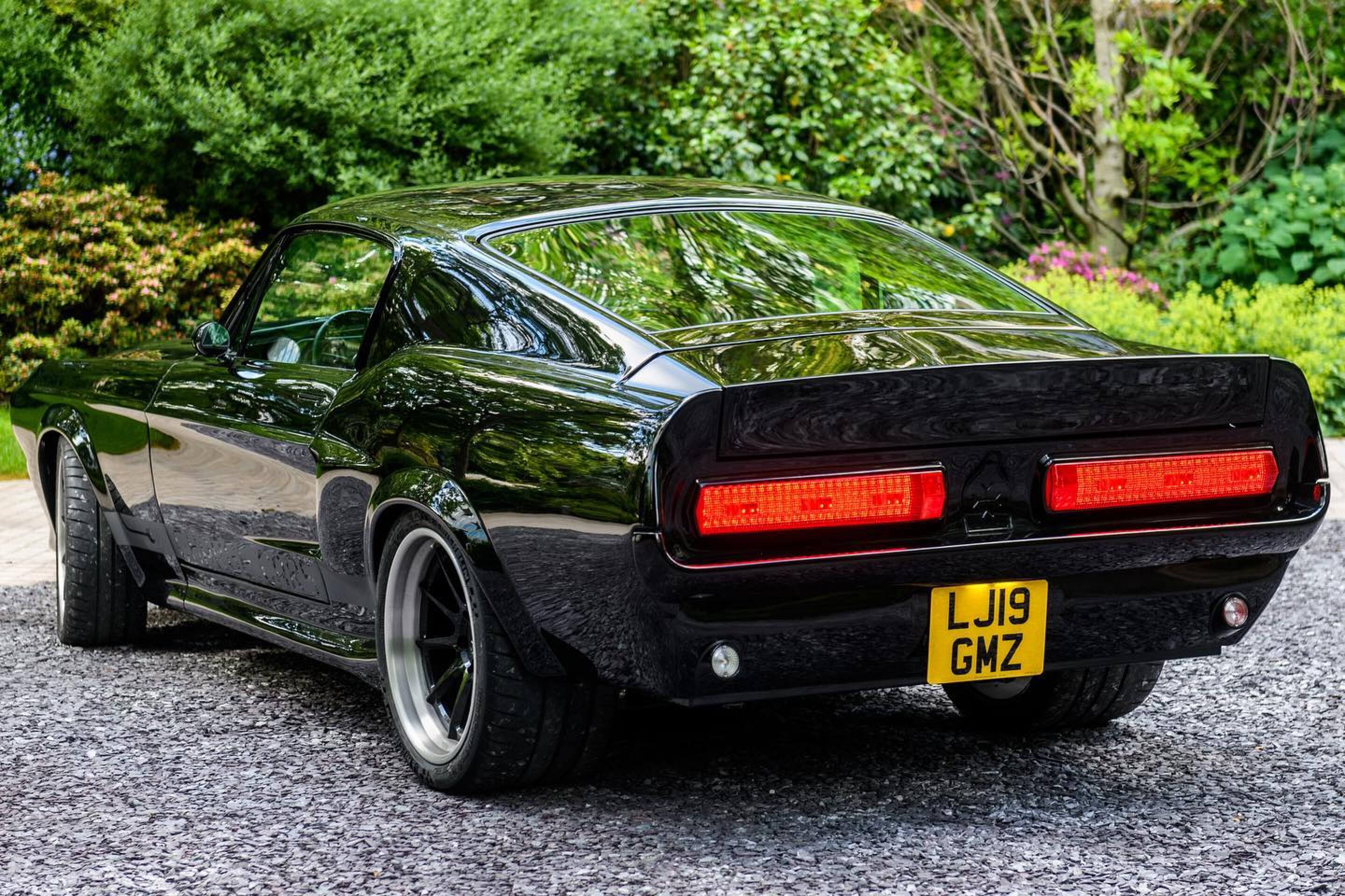 Stealthy, all-electric classic Mustang on its way to Goodwood