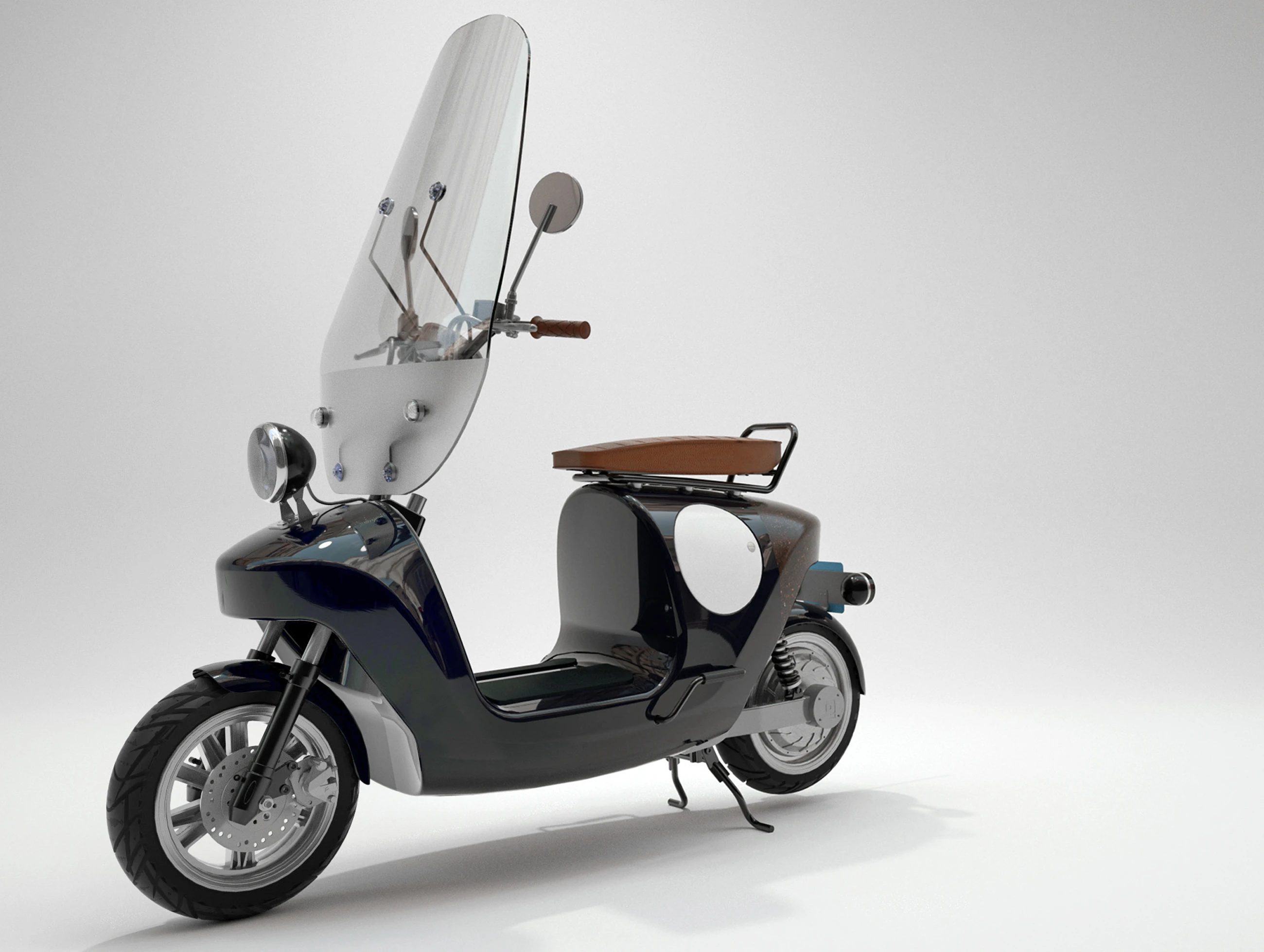 The Be.e electric scooter in black (Photo: Waarmakers)