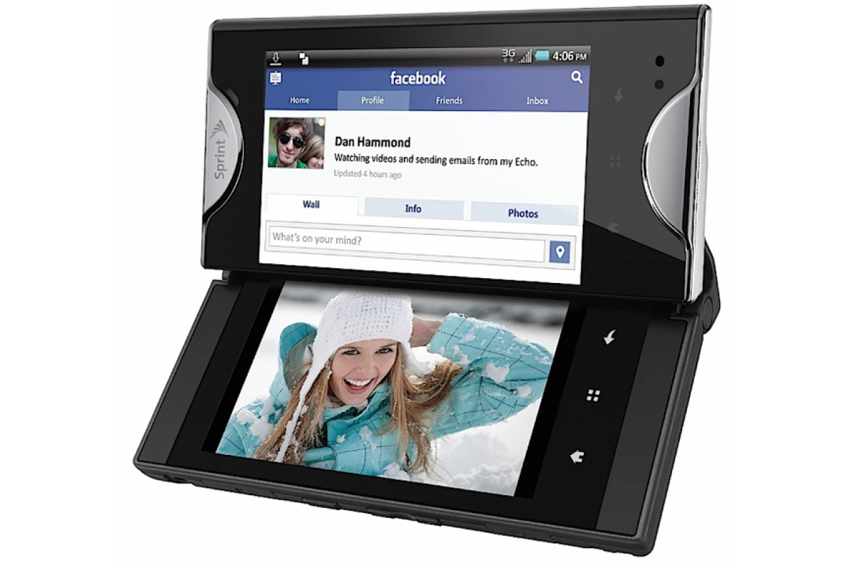 The Kyocera Echo in Simul-Task Mode