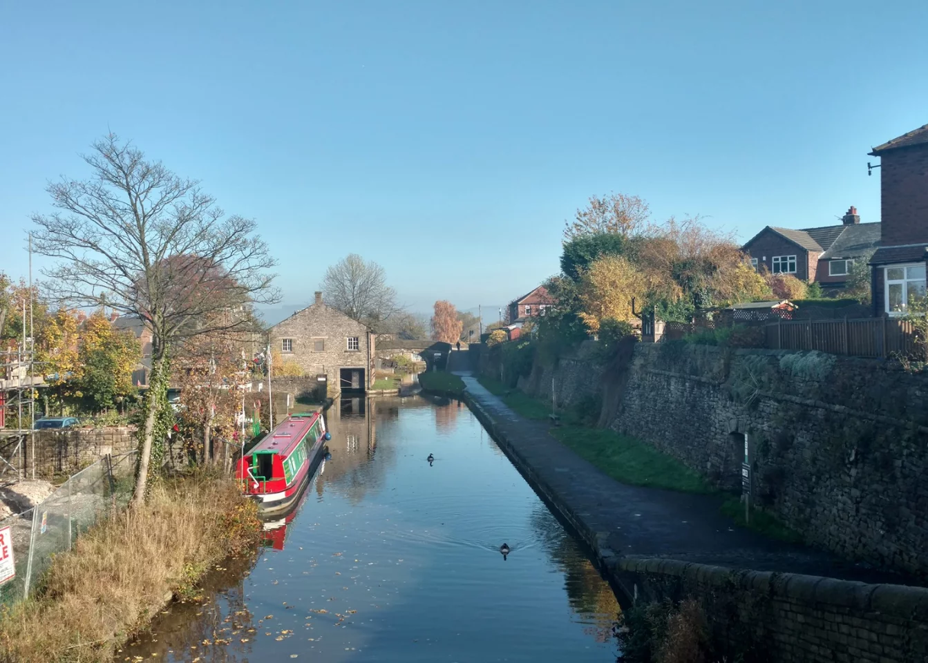 Sample shot two: Canal in daylight