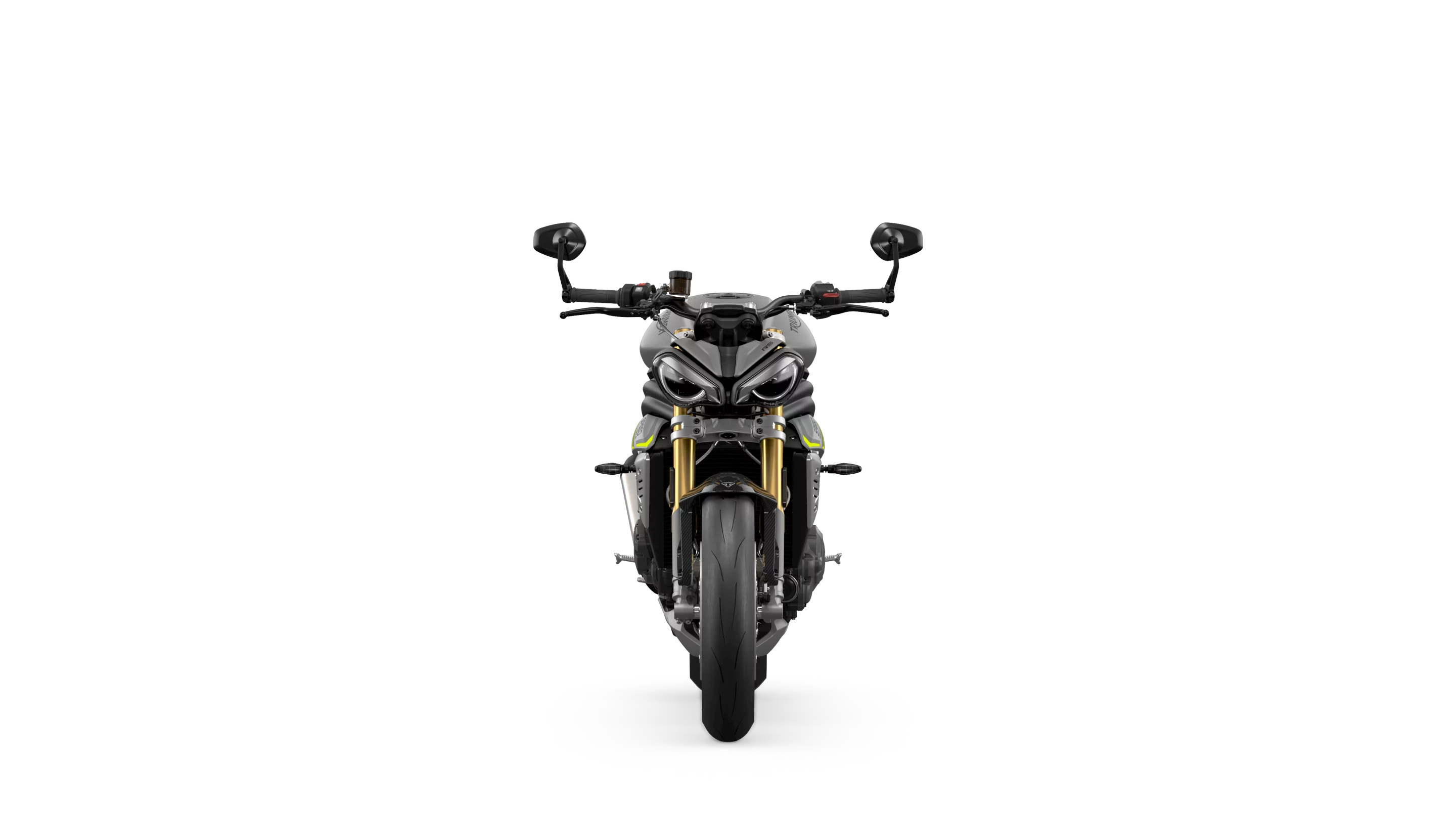 At 792 mm (31.2 in), the 2021 Triumph Speed Triple 1200 RS is practically as wide as the previous model