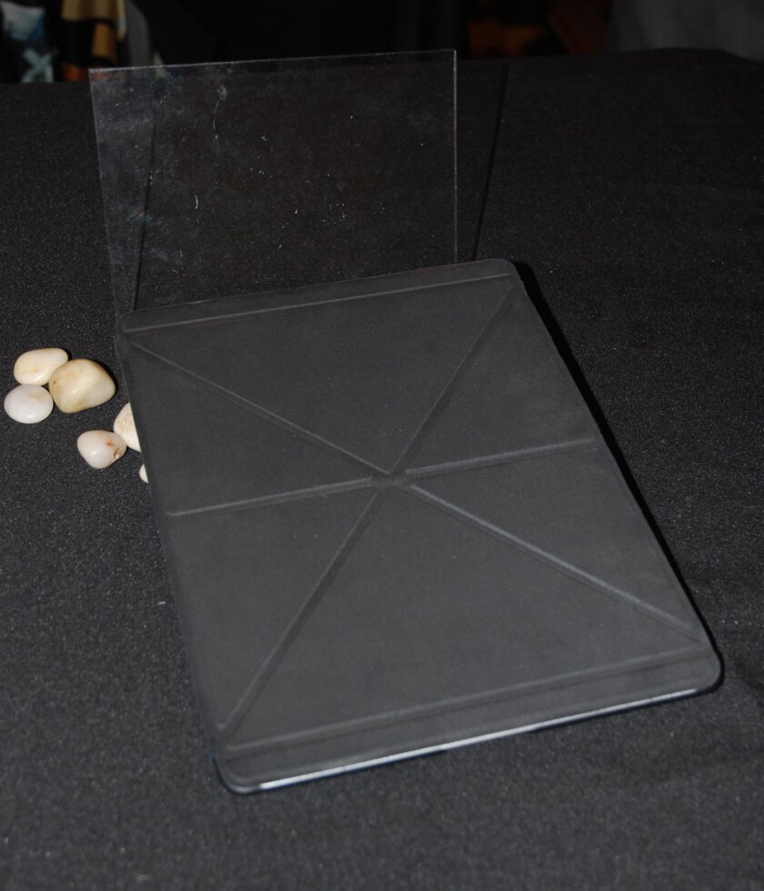 The Moshi iGlaze with VersaCover puts the iPad into sleep or auto-wake mode when the cover is opened and closed