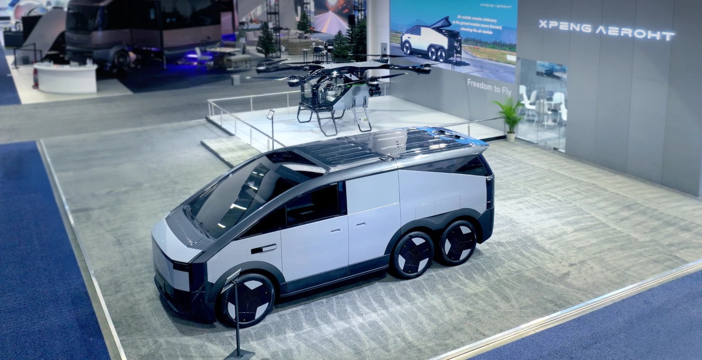 Xpeng AeroHT shows the Land Aircraft Carrier at CES 2025