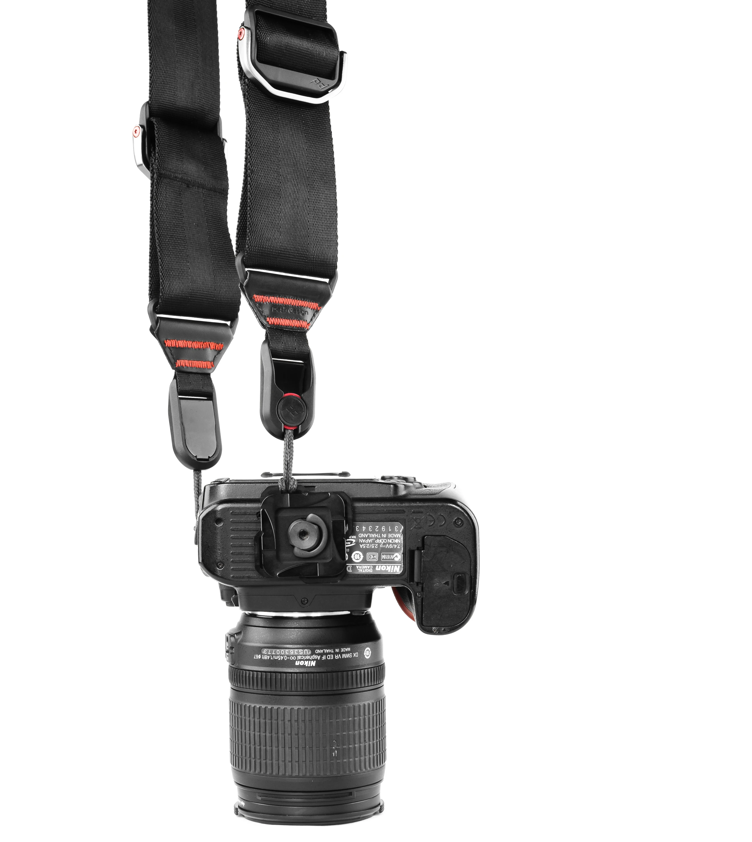 The Slide strap can connect to an included tripod plate via the anchor link connection system (Photo: Peak Design)