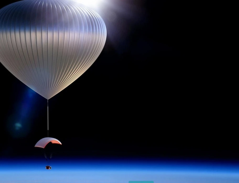 To get back to Earth, the balloon will be cut out (Image: World View Enterprises)
