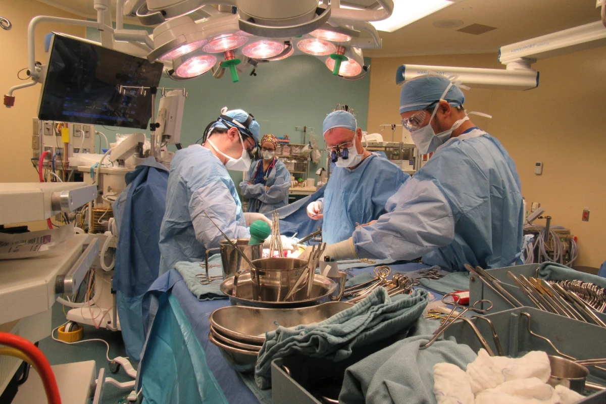 The procedure was performed late last year