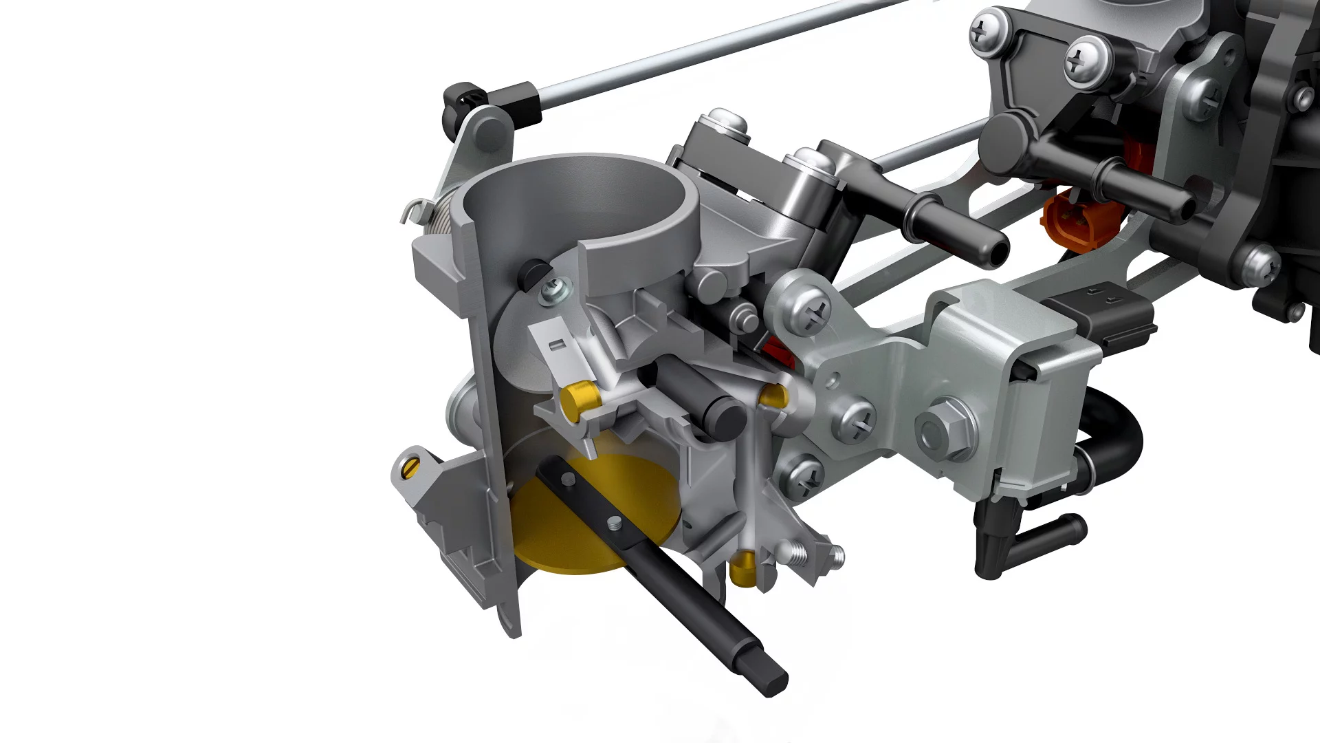 The 2016 Suzuki SV650 is fed via Suzuki's Dual Throttle Valve system, where a secondary valve is controlled by a servo mechanism to ensure linear power delivery