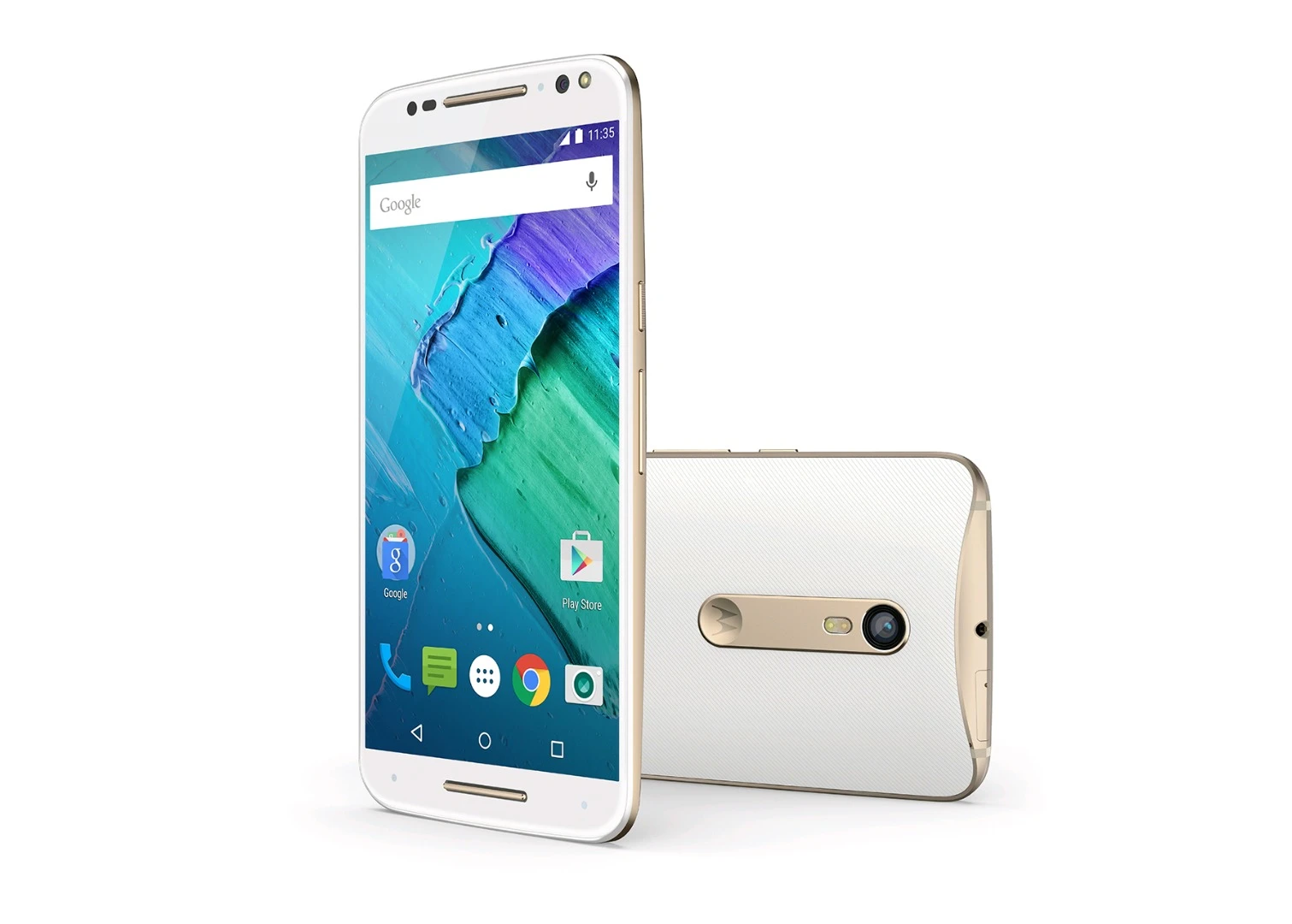 The familiar Moto X styling is retained, with a slight tweak around the back