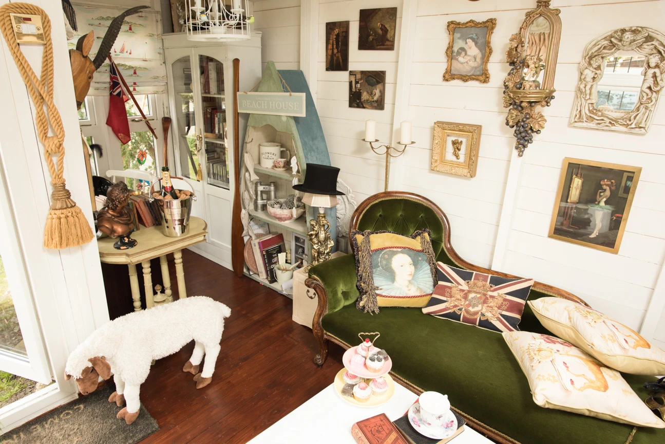 The Mini Manor was build by Sonia's husband as a present for her birthday