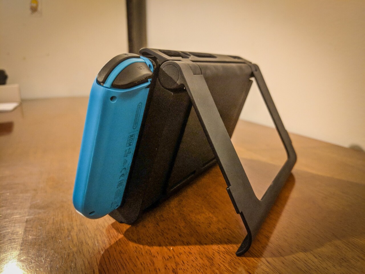 The SwitchCharge's kickstand runs the width of the device, meaning it's far more stable than the one built into the console