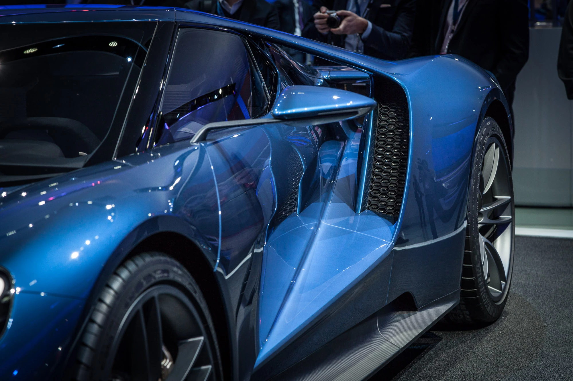 The third generation GT from Ford at the 2015 Detroit Auto Show (Photo: Loz Blain/Gizmag)