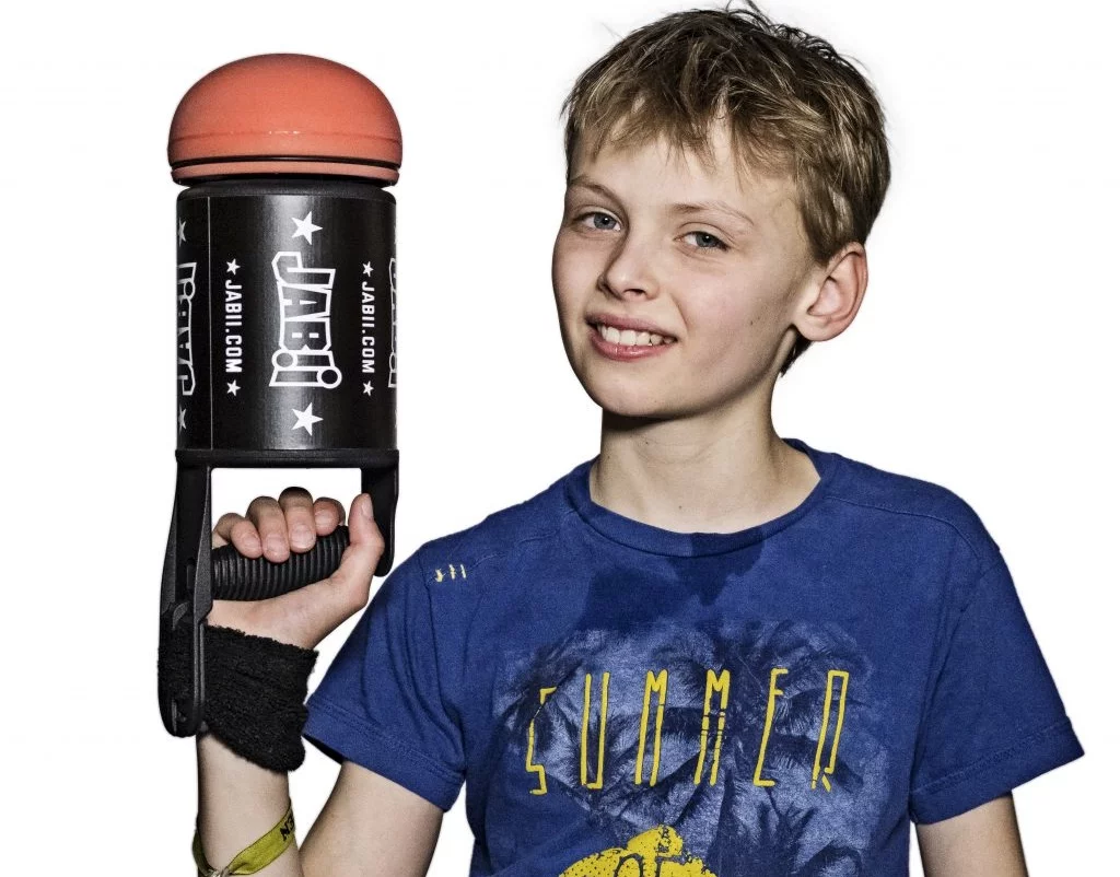 The winner of each match will be decided by the data gathered by the sensors in each player's glove, and will count towards the in-app character's RPG-style progression