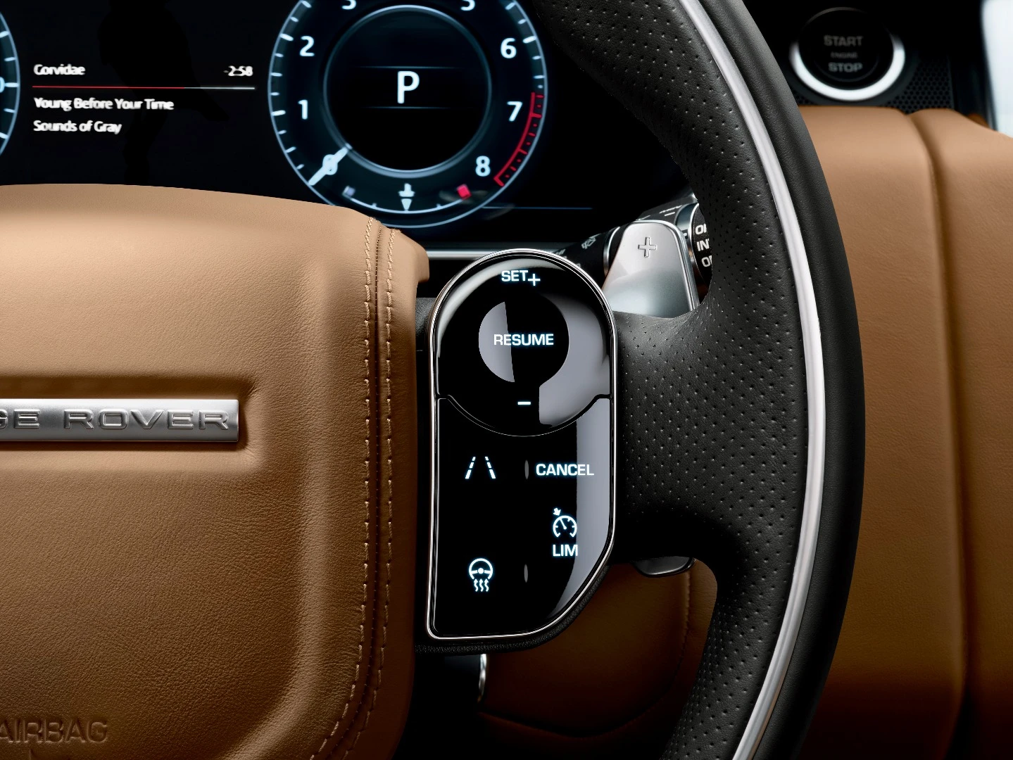A look at the high-tech cabin in the Range Rover Sport