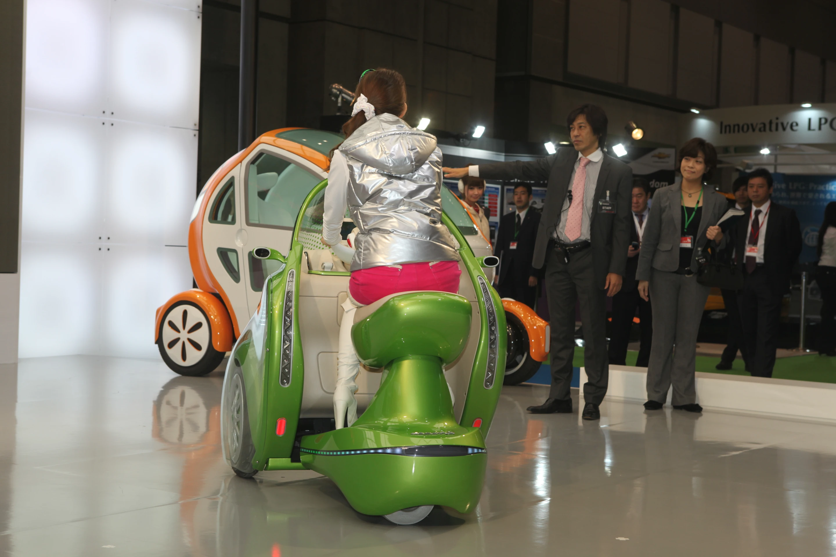 The Kobot beta concept vehicle at the 2011 Tokyo Motor Show