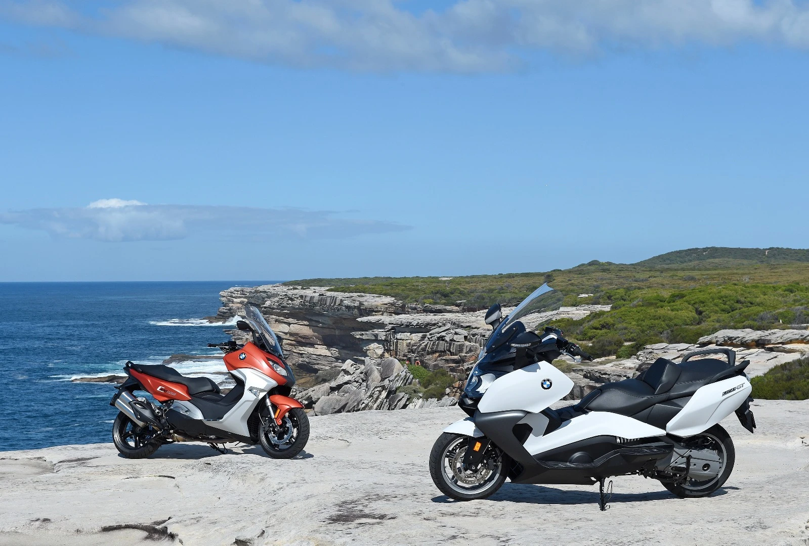 BMW's C650 Sport and GT: the looks are designed to evoke BMW's R1200RT megatourer