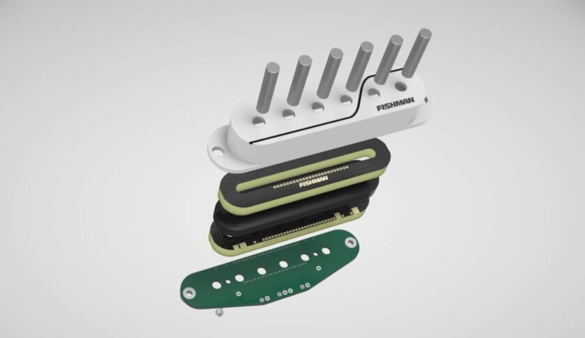 At the heart of the new pickups is the Fluence Core – two 48-layer boards, with each interconnected layer packing printed mini coils, and a spacer inbetween