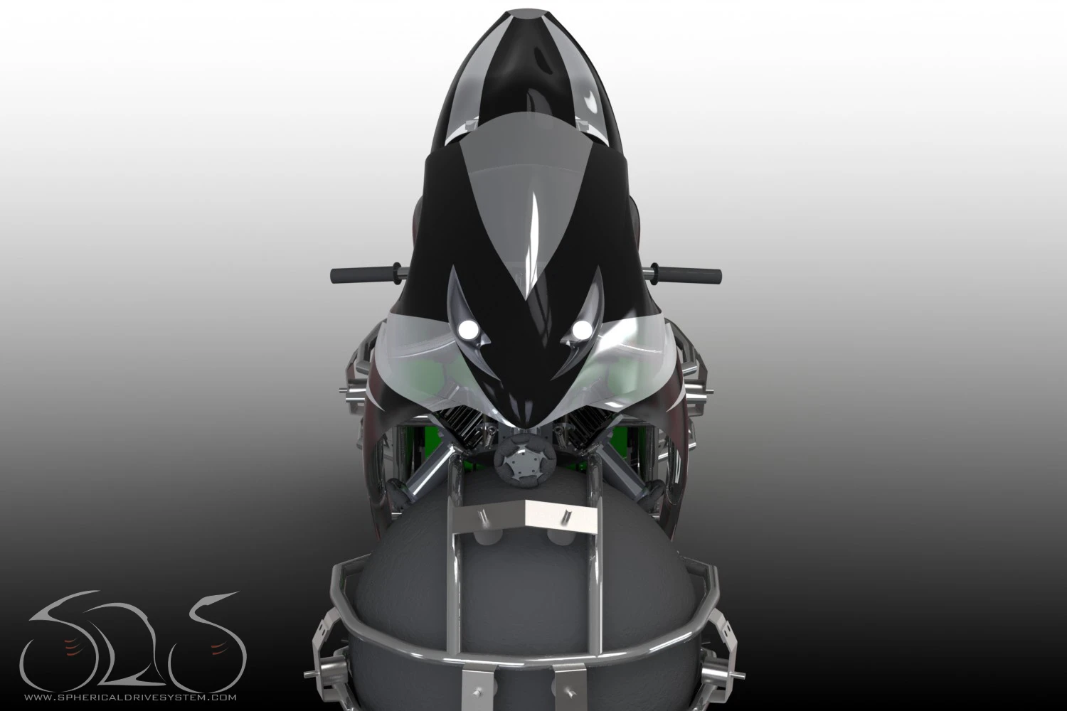 The user will control the motorcycle just like any modern motorcycle with a throttle, leaning, and handlebars