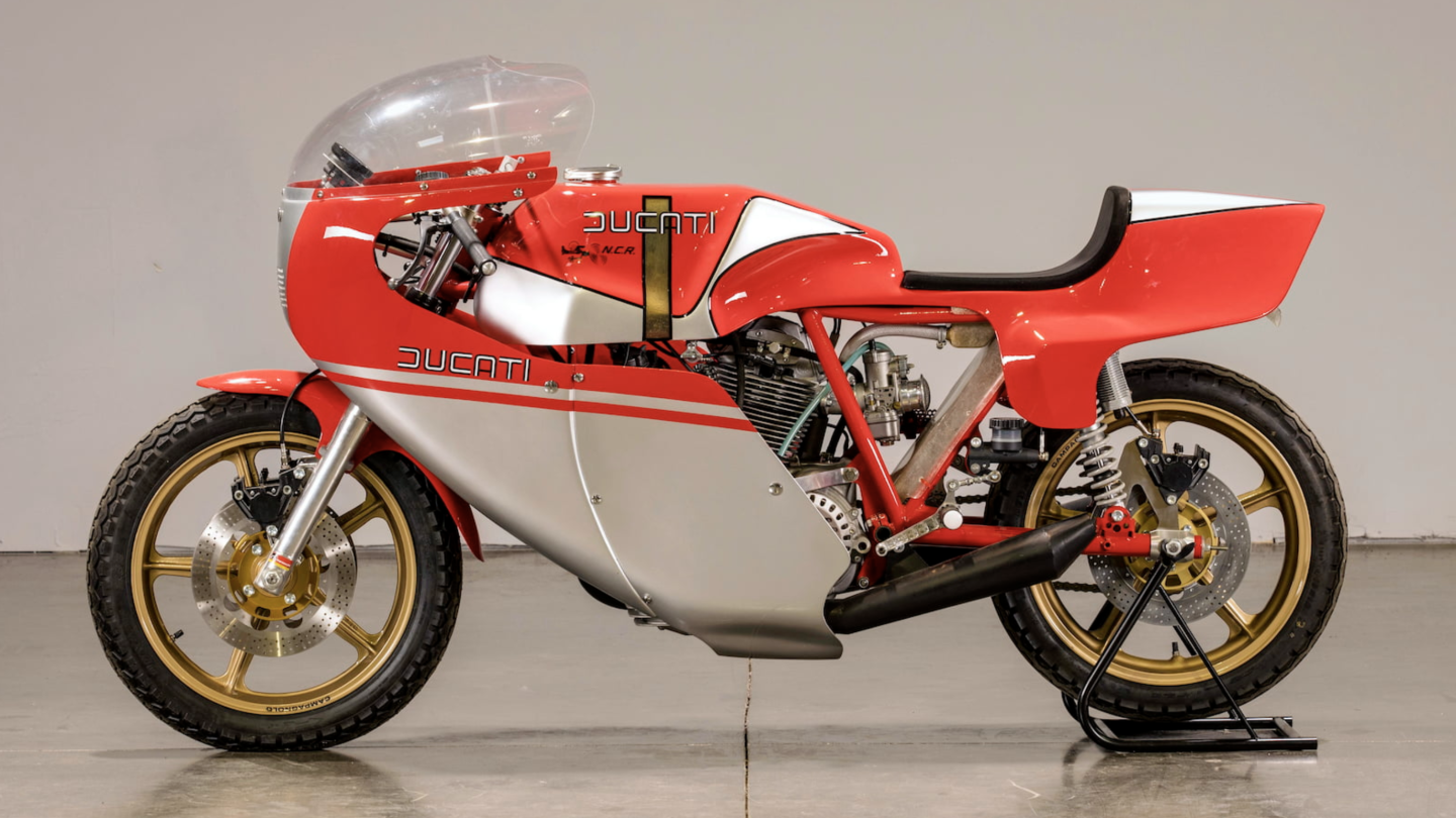 No sale | 1978 Ducati NCR Race Replica | High Bid: $60,000 | No sale | Mecum | Estimated price: $90,000 to $120,000 | Official Auction Page