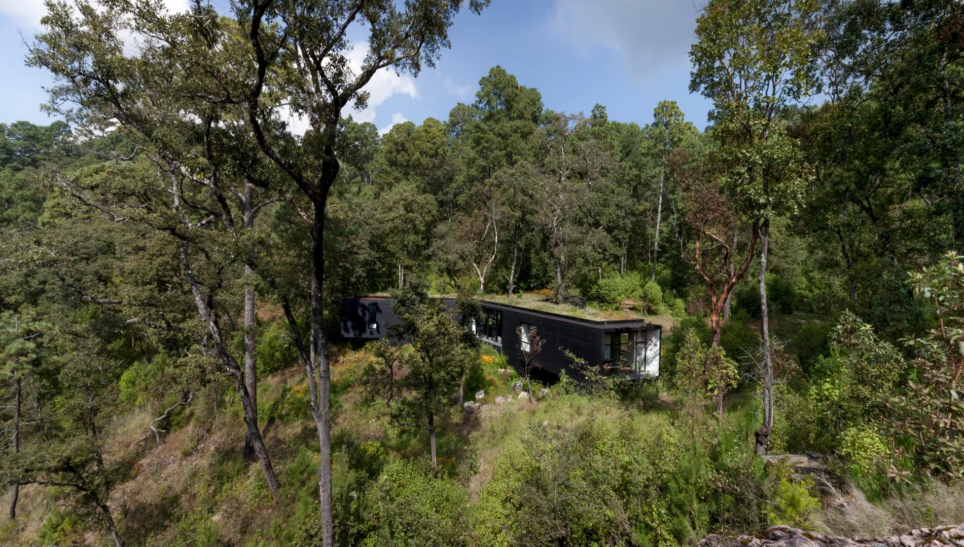 The Casa de la Roca was designed in a Y shape in an effort to make the most of its picturesque surroundings