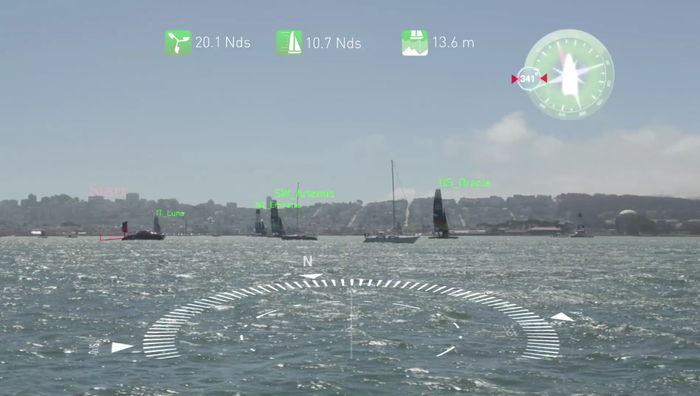 SeeThru's sailing instrumentation app