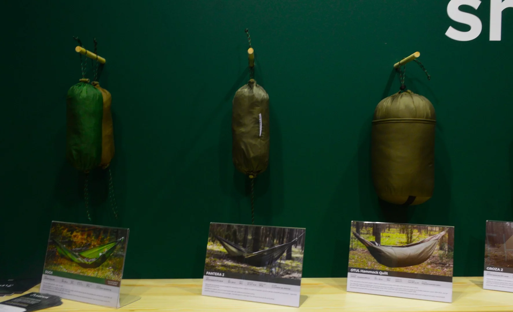 Lesovik offers a full line of hammocks and hammock shelters