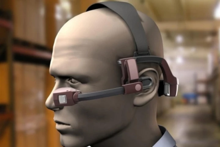 The Golden-i Bluetooth headset: you never leave work without it