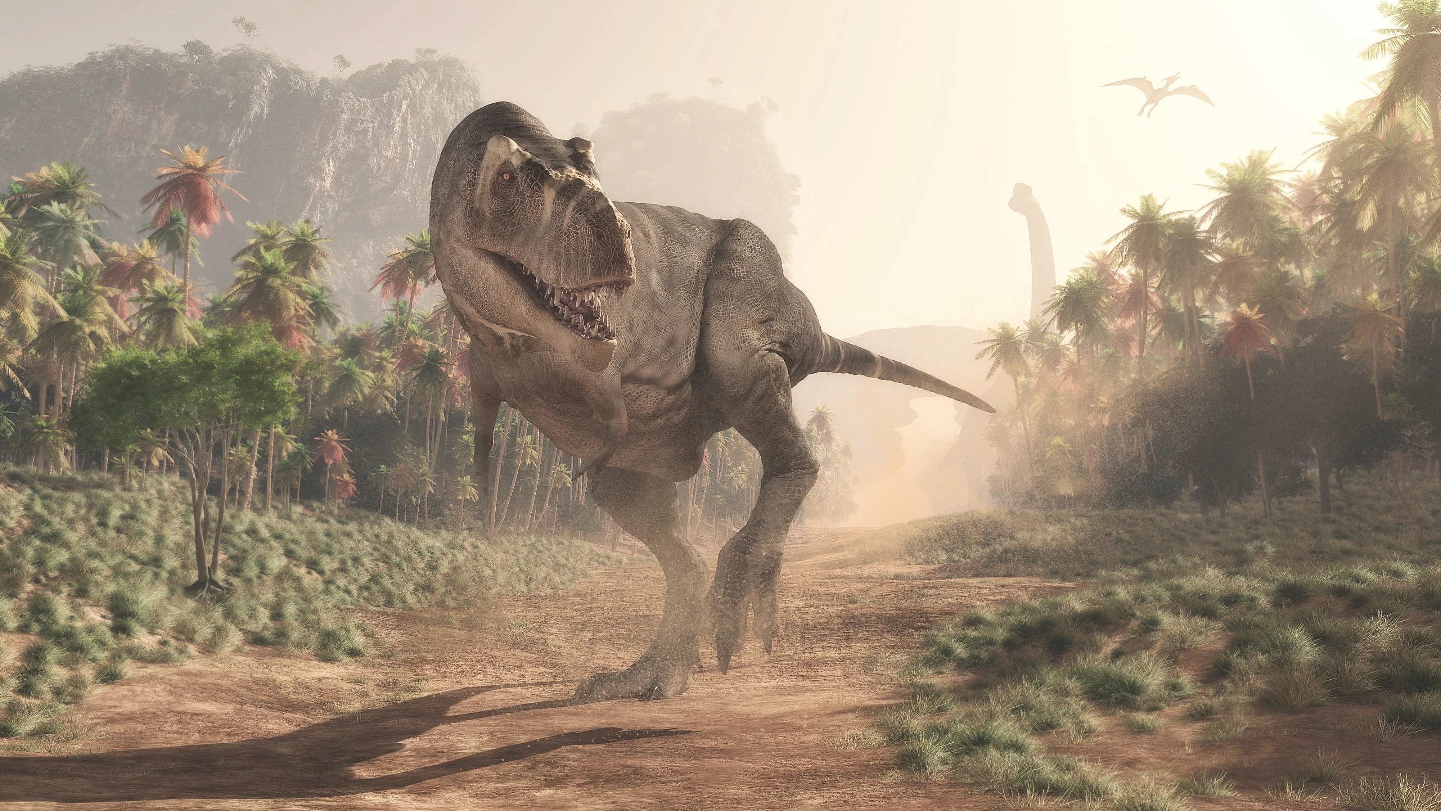 Tyrannosaurus rex likely placed a premium on being able to cover long distances with little effort