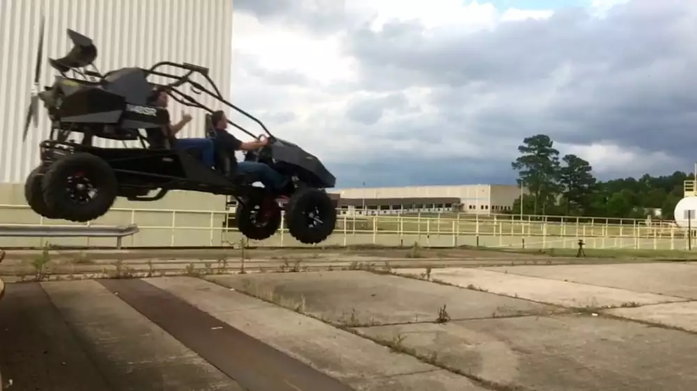 The SkyRunner MK 3.2 can get a lot more air than this