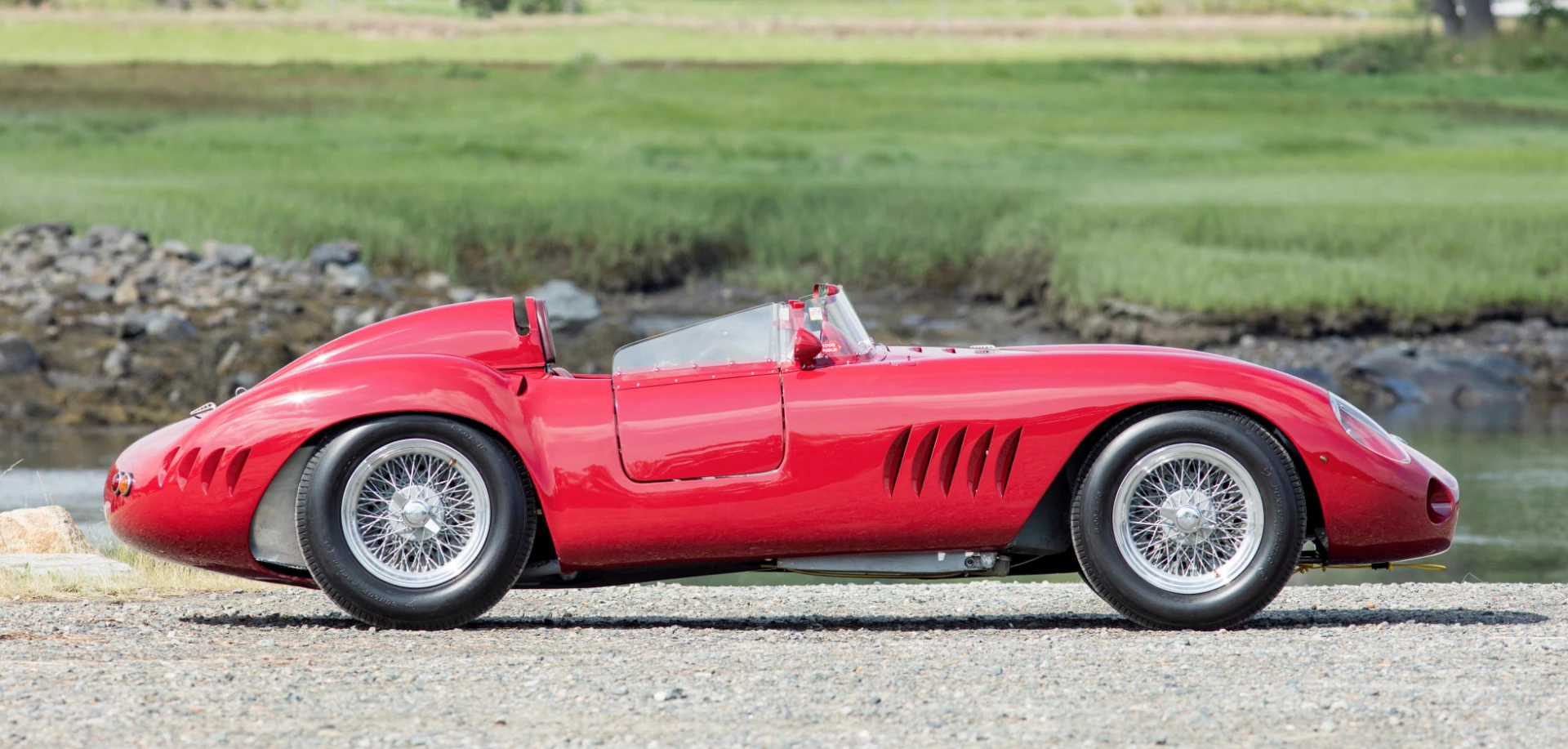This car was purchased in 1978 for $13,700, though its history was not known at that time. Maserati works driver Stirling Moss described the 300S Maserati as "one of the easiest, nicest, best-balanced sports-racing cars ever made..." which is high praise from a driver who raced nearly everything of note during the 1950s at some time in his stellar career. This car was raced by "El Maestro," the legendary Juan Manuel Fangio who used it to win the 1957 Grand Prix of Portugal and both heats of the 1957 Grand Prix of Brazil. Ex-Fangio race cars account for two of the four most valuable cars ever sold. That makes the estimate of $6,000,000 to $7,000,000 particularly relevant as it offers legendary provenance at a discount, plus race-winning performance and handling for classic racers. Official Auction Description: Bonhams Lot 38