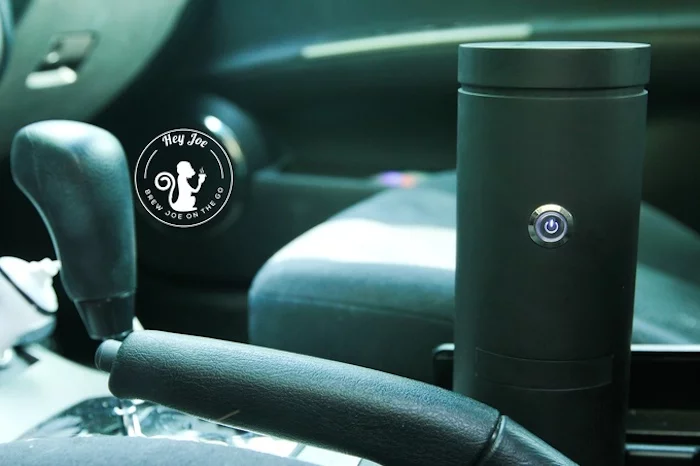 The GoJoe is a smart coffee mug that brews coffee on the go