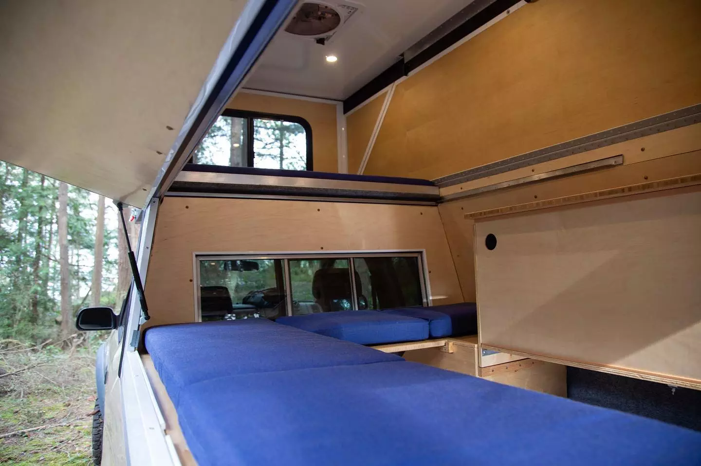 The basic Hiatus Camper comes as an empty shell but Hiatus can also build custom interiors with removable furniture