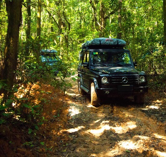 Q-Yield markets the Pathfinder as an off-road camping solution