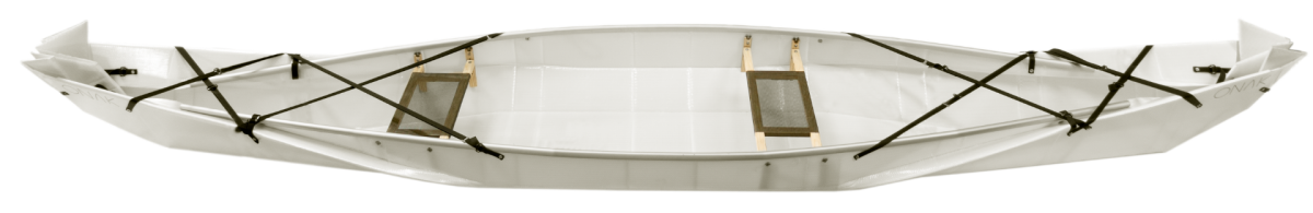 The Onak 2.0 now features wooden seats, a flatter bottom and a pulley strap system that required less physical effort during setup