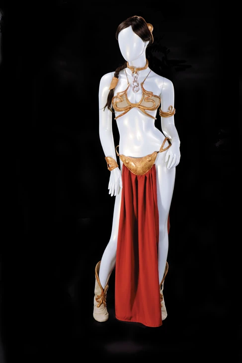 Carrie Fisher's "Slave Leia" costume from Episode VI - Return of the Jedi sold for $96,000