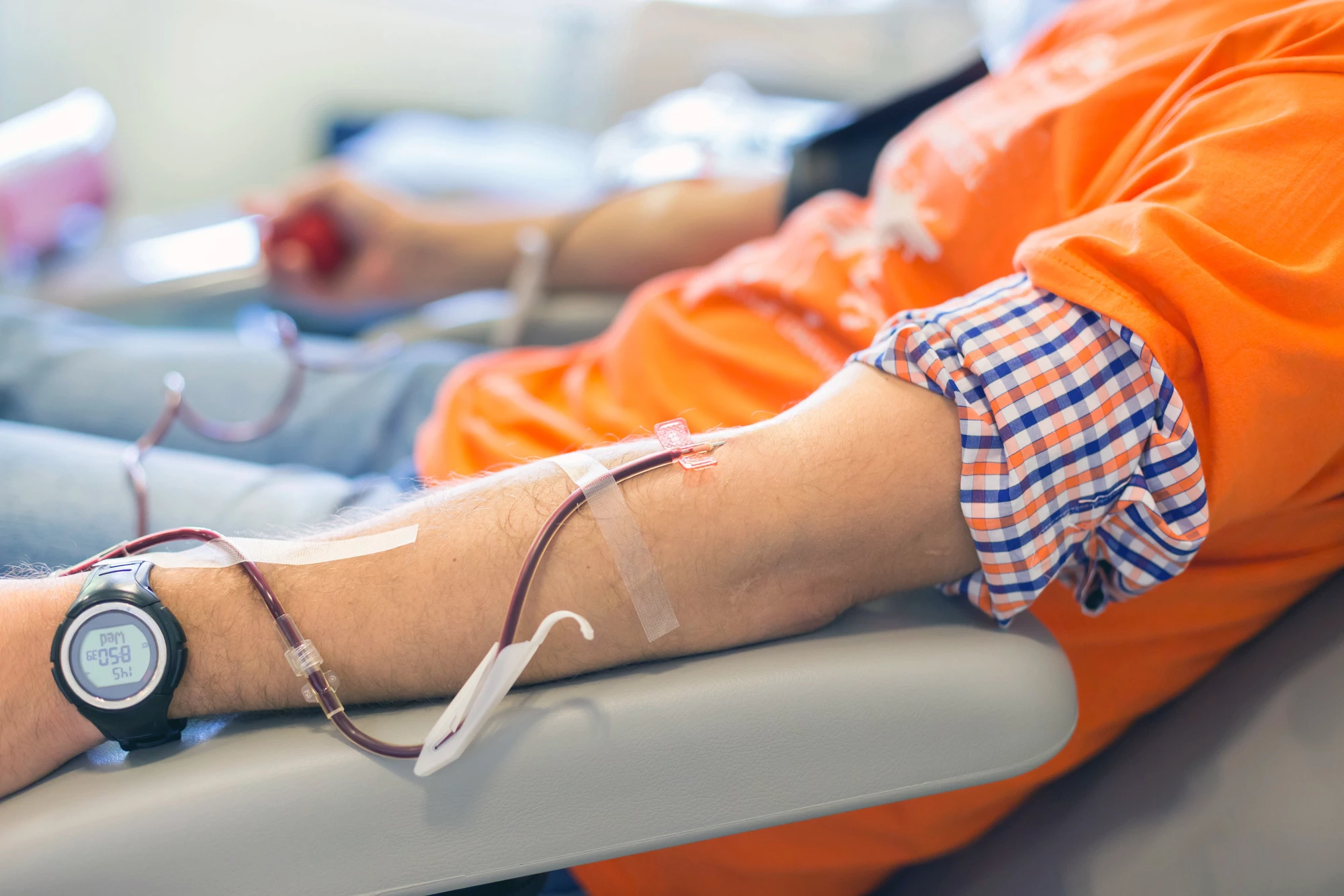 Some European countries ask donors to limit caffeine intake prior to giving blood