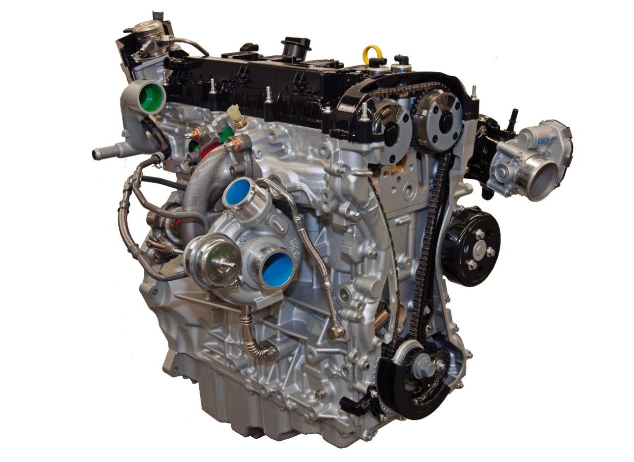 New for 2015: a 2.3-liter EcoBoost engine