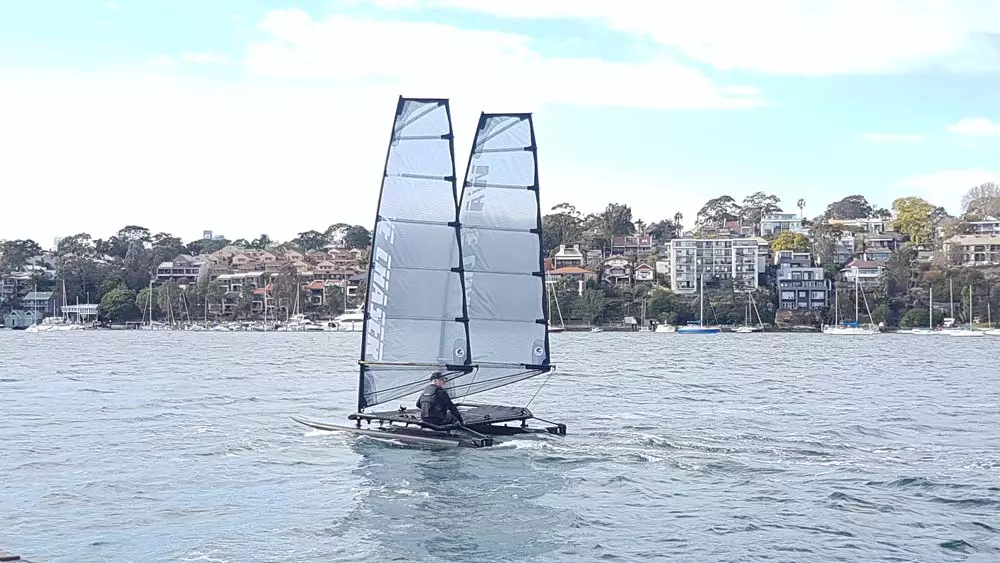The Wave Chaser 390 ZF in action on Sydney Harbour