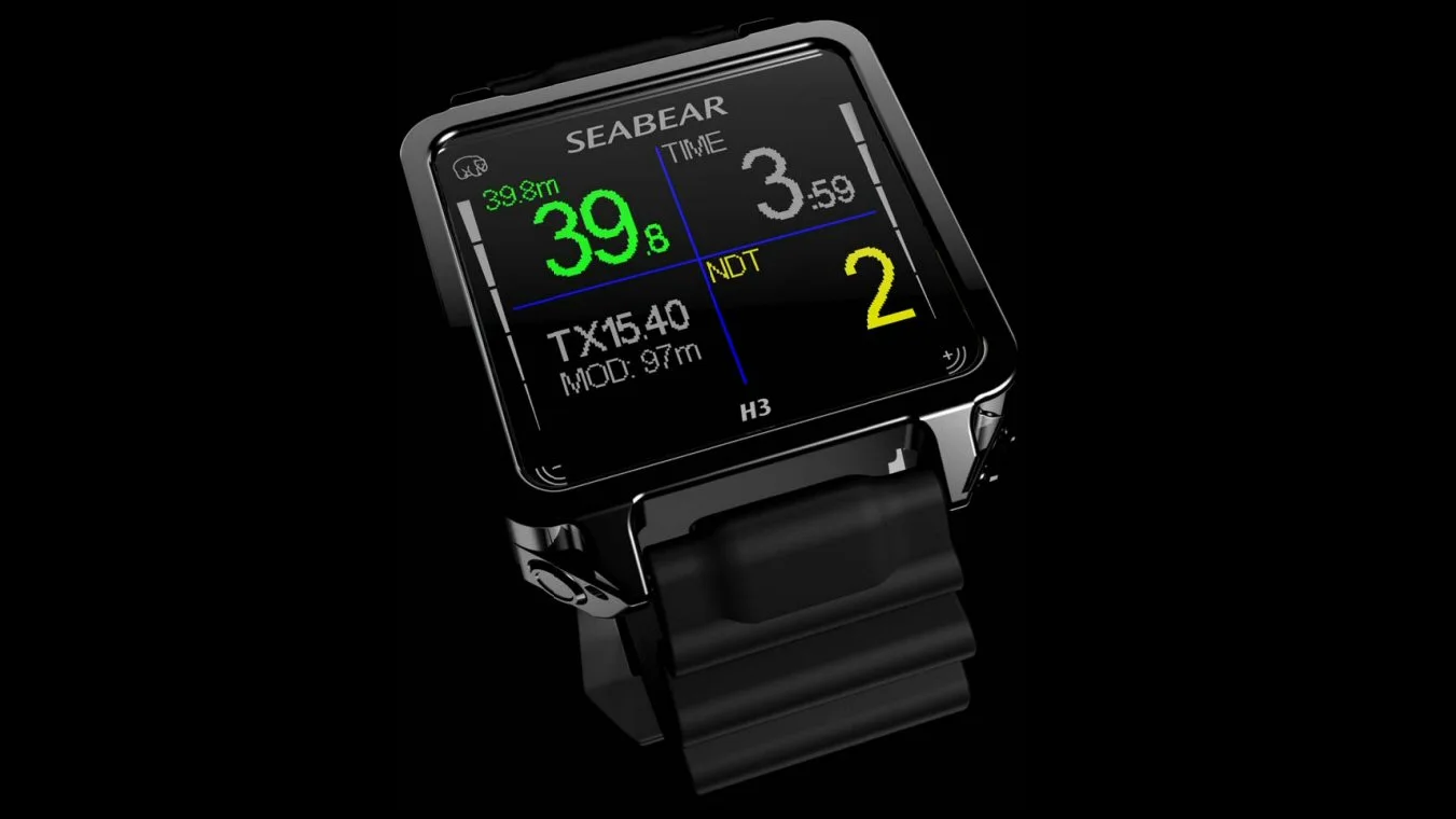The H3 features a 32-bit microcontroller, a 24-bit ambient pressure sensor for measuring depth and altitude, a three-axis, tilt-compensated digital compass for navigation on land and in water, and 32 MB of flash memory