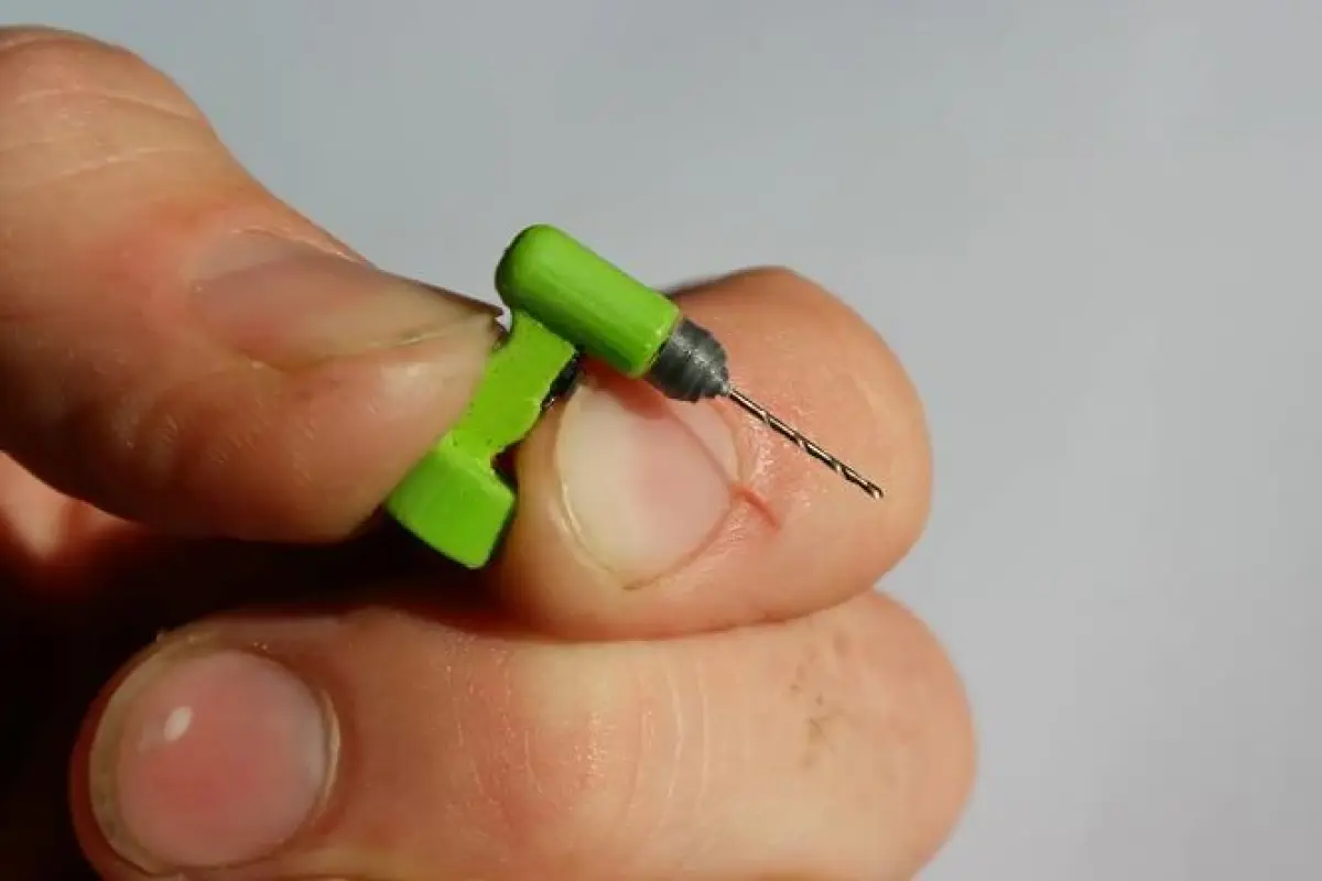 The teeny-tiny drill, made with an Ultimaker 2 3D printer (Photo: Lance Abernethy)
