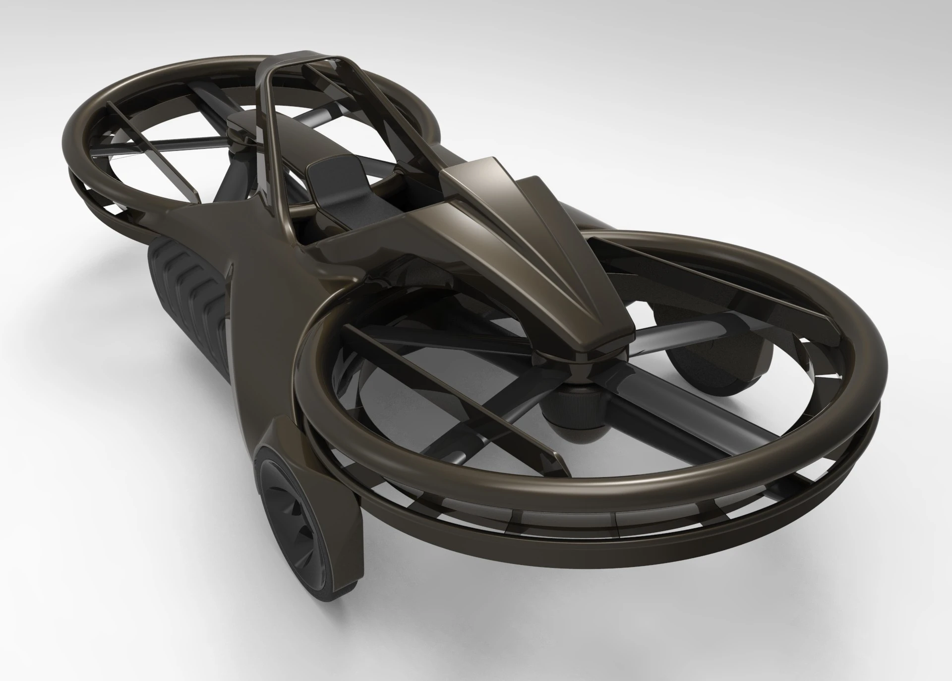 The design features an intuitive pilot interface, two-position control bars and a four-wheel gear (Photo: Aerofex)